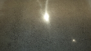 Polished concrete floor