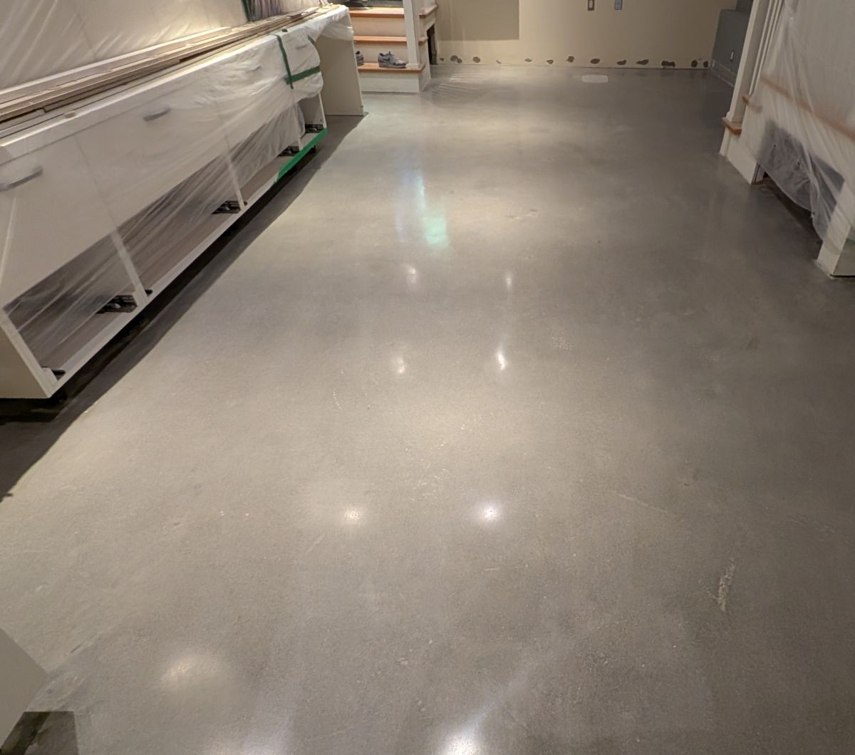 polished concrete for renos